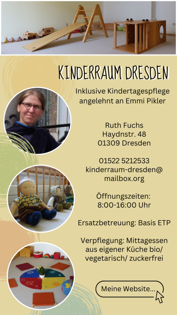 Ruth Fuchs integrative Kindertagespflege Emmi Pikler, Kinderraum Dresden