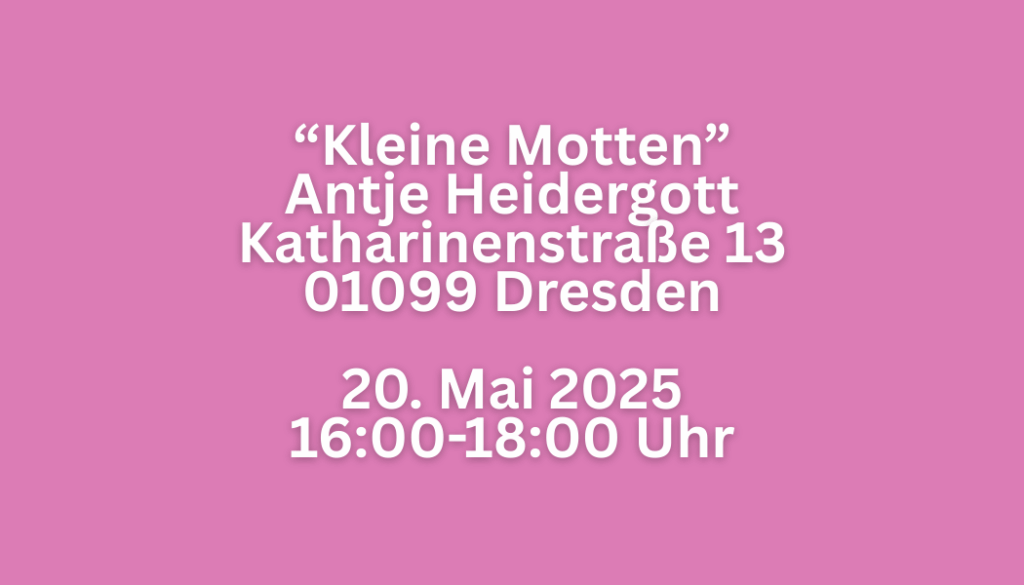 Kleine Motten Antje Heidergott