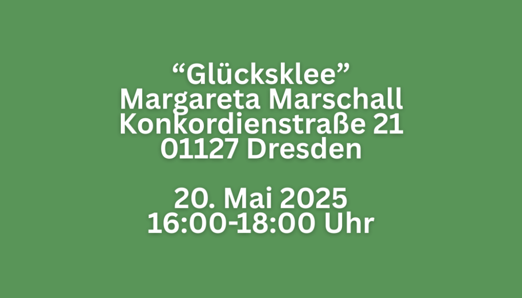 Glücksklee Margareta Marschall