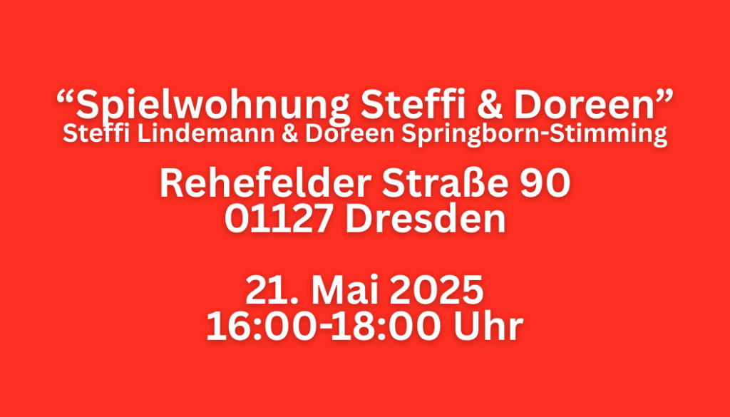 Spielwohnung Steffi und Doreen