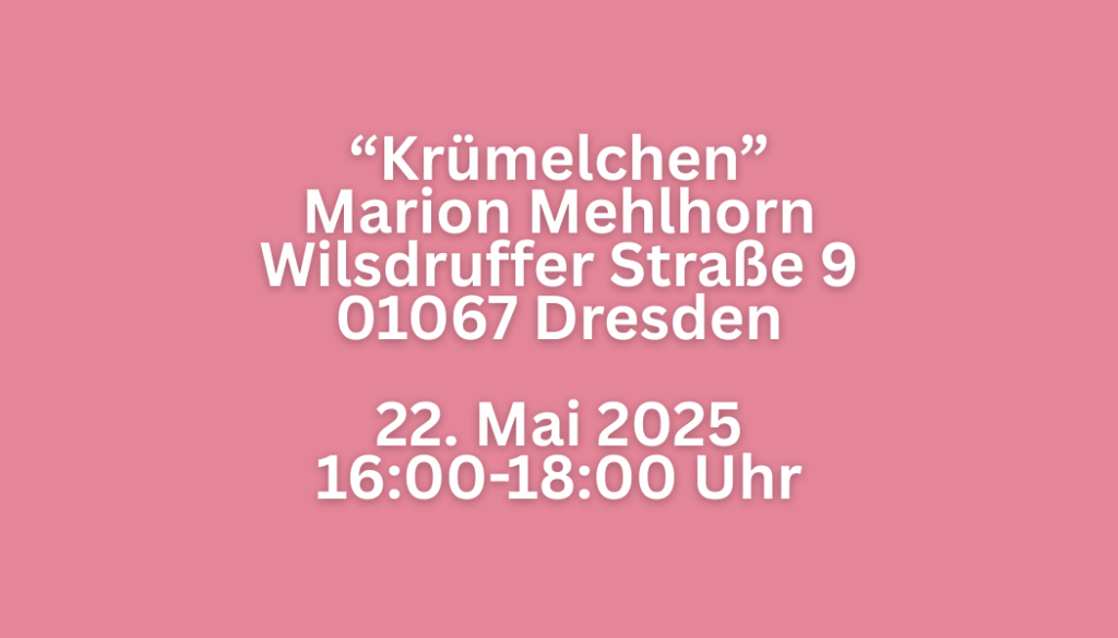 Krümelchen Marion Mehlhorn
