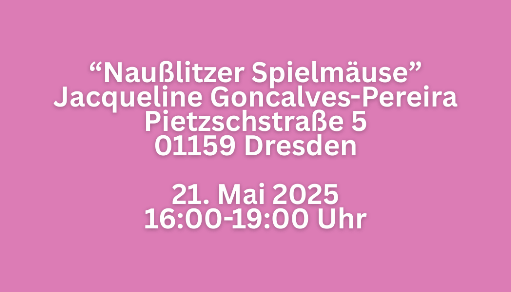 Naußlitzer Spielmäuse Jaqueline Goncalves Pereira