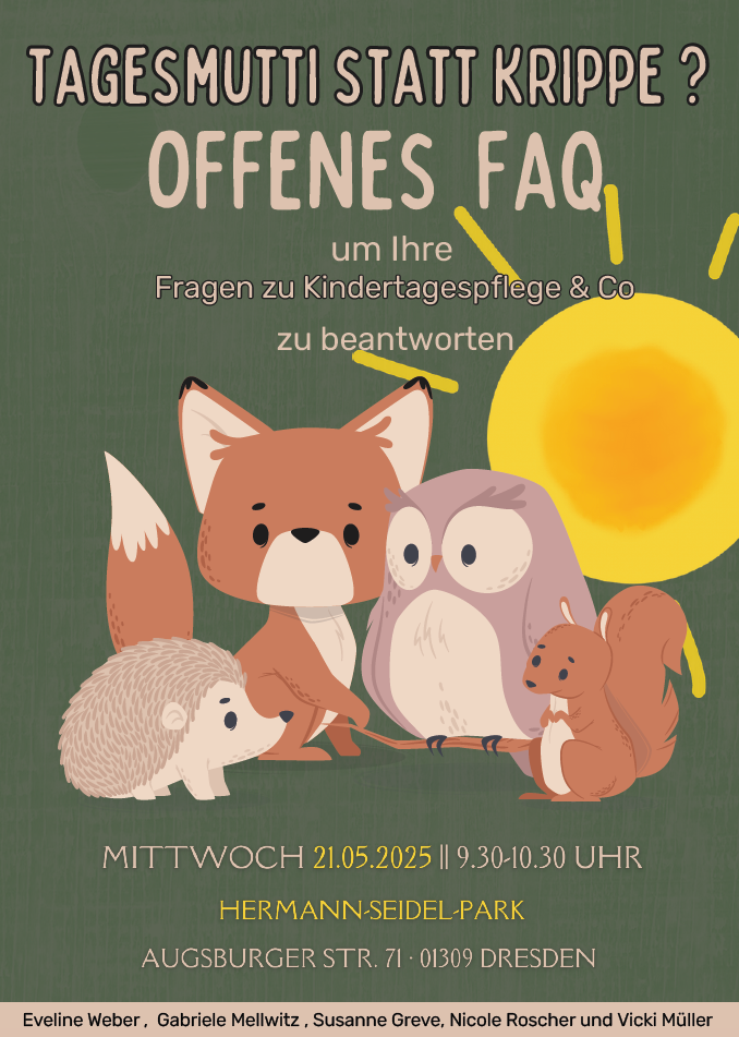 Tagesmutter statt Krippe offenes FAQ