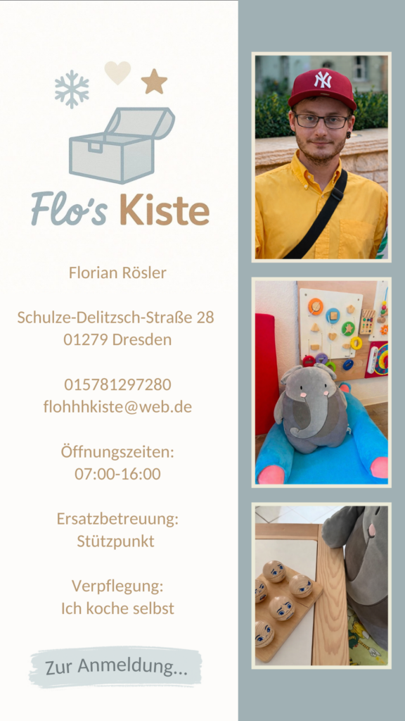 Florian Rösler Tagesvater Flos Kiste